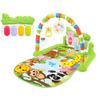 Baby Piano Music Play Gym Activity Mat with Detachable Cartoon Toy for 3?12 Months Toddlers Kids