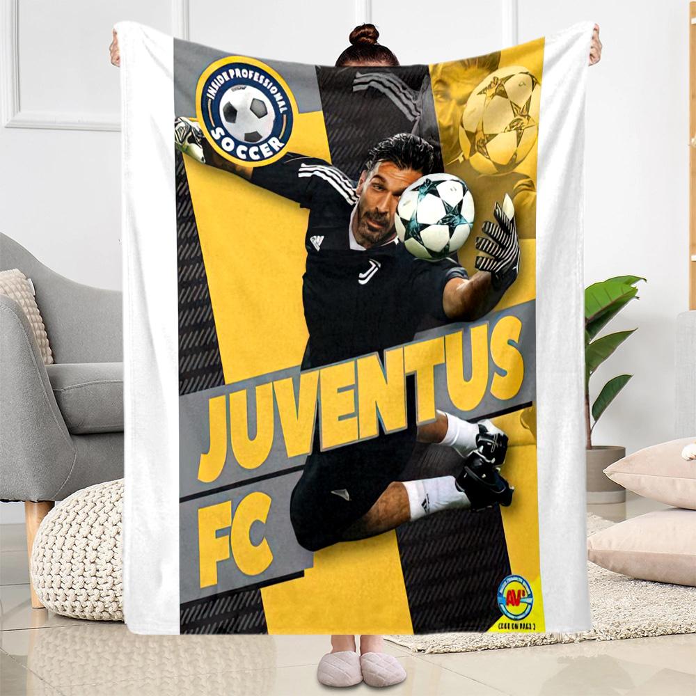 Juventus Blanket Soft Warm Cozy Suitable For Seaside Bed Office Four Seasons Universal Digital Print Best Holiday Gift For Friends Family