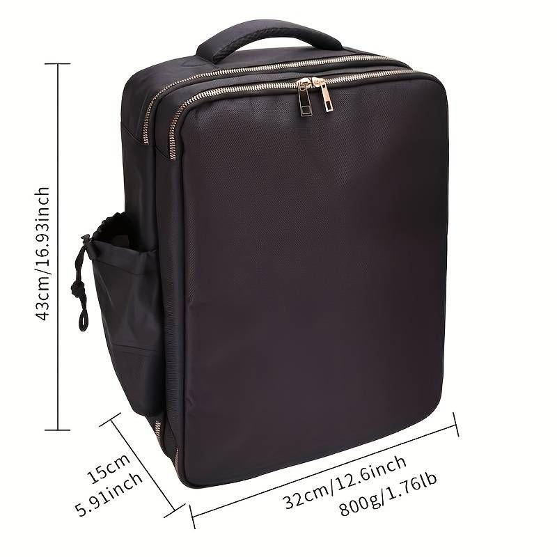 Hairdresser Backpack Bag for Accessories Roomy Black Exclusive