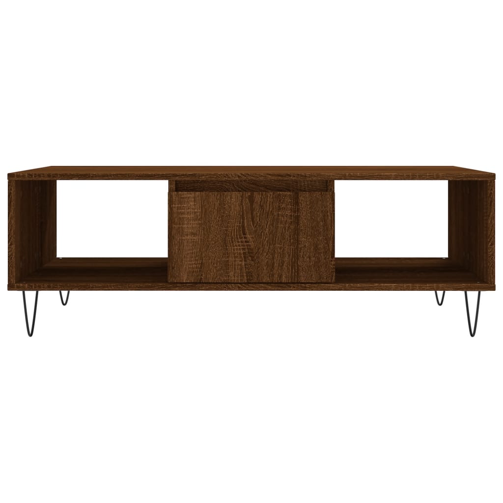  Coffee Table, Brown Oak, 104x60x35 Cm