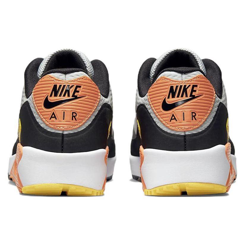 Nike Кроссовки Air Max 90 Golf Smoke Grey Black Orange Унисекс Серый-Туман Белый CU9978-012