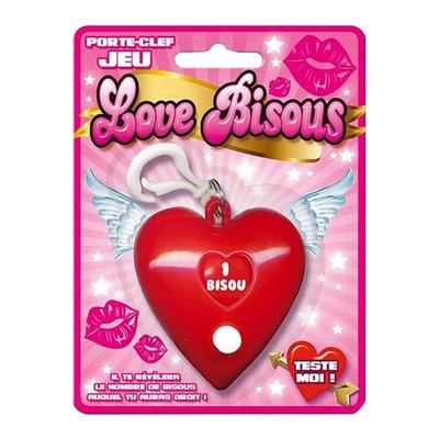 Оригинальное кольцо для ключей Lottery Kisses Roulette в форме сердца