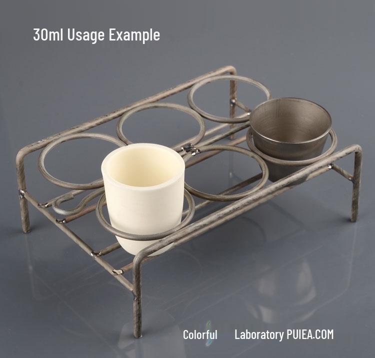 Yinpeng Nickel Crucible with Lid, 30ml/50ml, High-Temperature Resistant, High Purity
