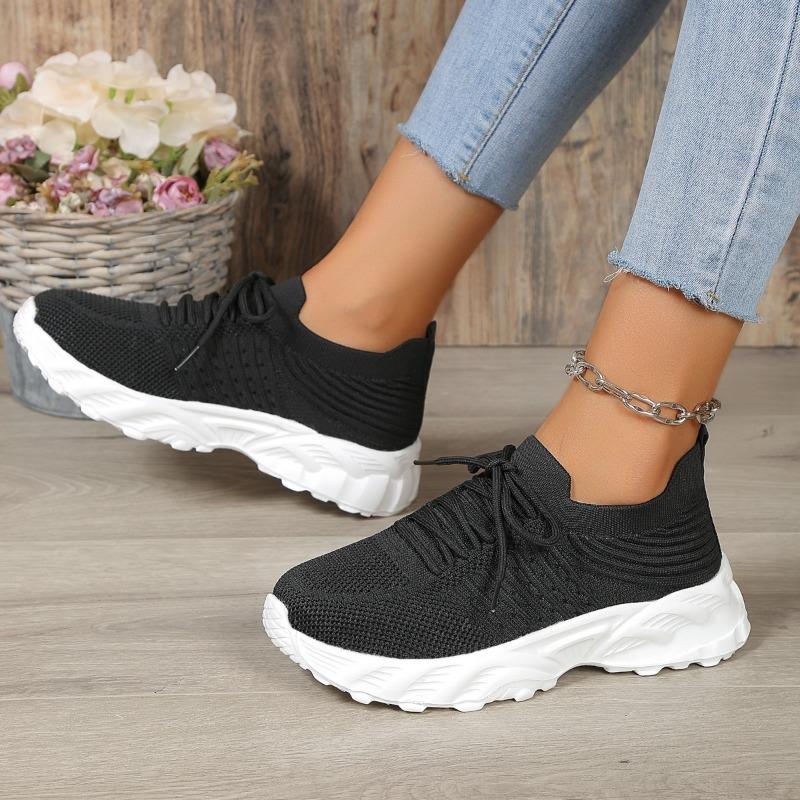 Fashion Solid Color Casual Sneakers Women's Comfortable Tennis Shoes Lightweight Sneakers Women's 2024 New Vulcanized Shoes