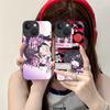 Needy Girl Ame-chan Rain Phone Case for iPhone 16 15 14 13 12 11 X XR XS 8 7 Pro Max Plus Mini Colour Printing Silicone Luxury