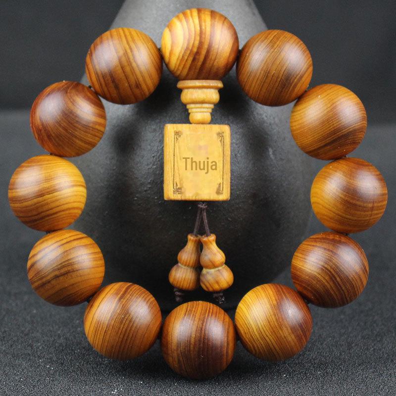 «Браслет Taihang Aged Scars 108 Bead Thuja, парные украшения унисекс»