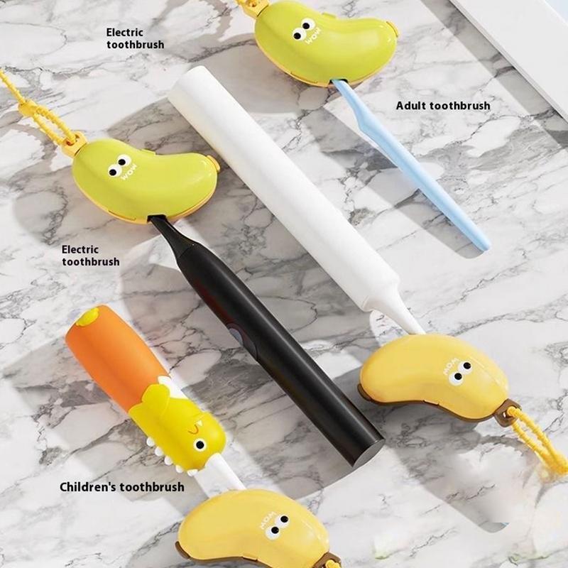Toothbrush Covers For Travel Banana Shape Portable Toothbrush Protector Dustproof Containers For Family Women Youth Boys Girls