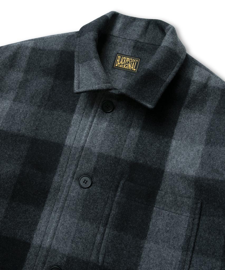 Blackpp Black Pp Heritage Wool Buffalo Plaid Chore Jacket