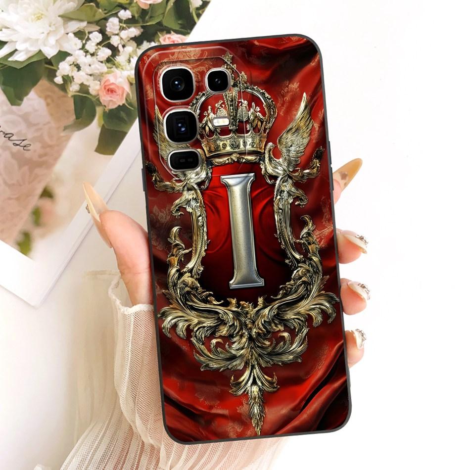 Чехол для телефона Infinix Note 50 Pro+ Feather Crown с начальной буквой Для Infinix Note 50 Pro Plus X6856 Мягкие силиконовые чехлы-бамперы