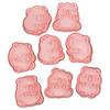 8 шт. Capybara Cookie Mold Biscuit Fondant Embosser Stamp для свадебных вечеринок Пластиковые принадлежности для украшения тортов и выпечки
