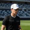 Adjustable Professional Referee Baseball Cap Black / White Peak Cap for Soccer Match  Women
