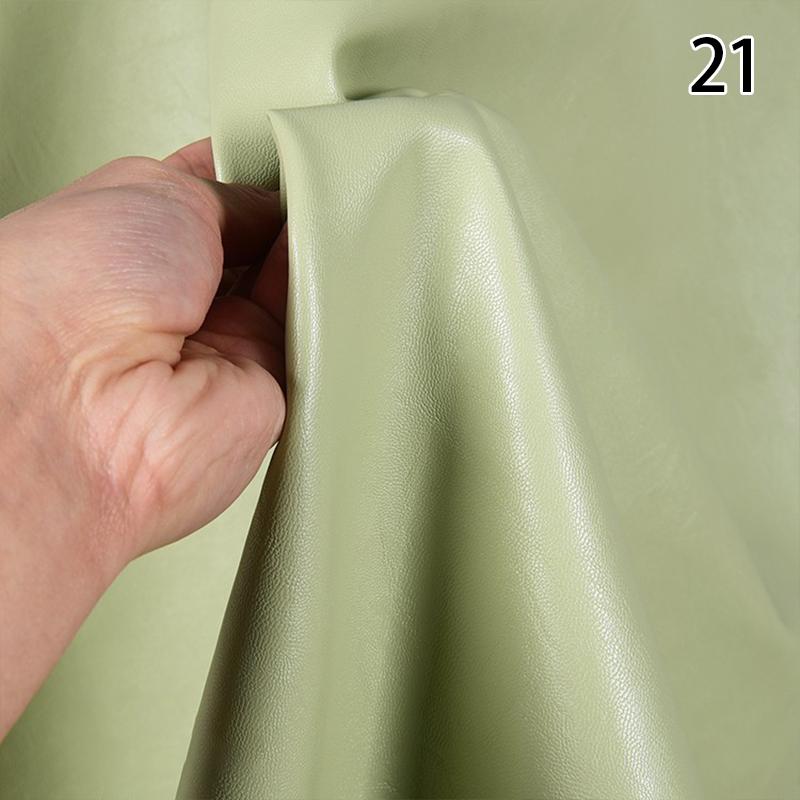 50*140m Matte Faux Leather Fabric Stretch Imitation Sheepskin Soft PU Fabric DIY Sewing Motorcycle Jacket Clothes Material