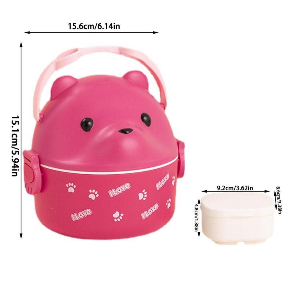 1Pcs Stackable Thermal Bento Box Children Food Storage Container New Lunch Box