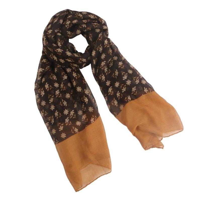 Lightweight Cotton Linen Scarf Travel Sun Protection Leopard Print Wide Wrap Shawl Women