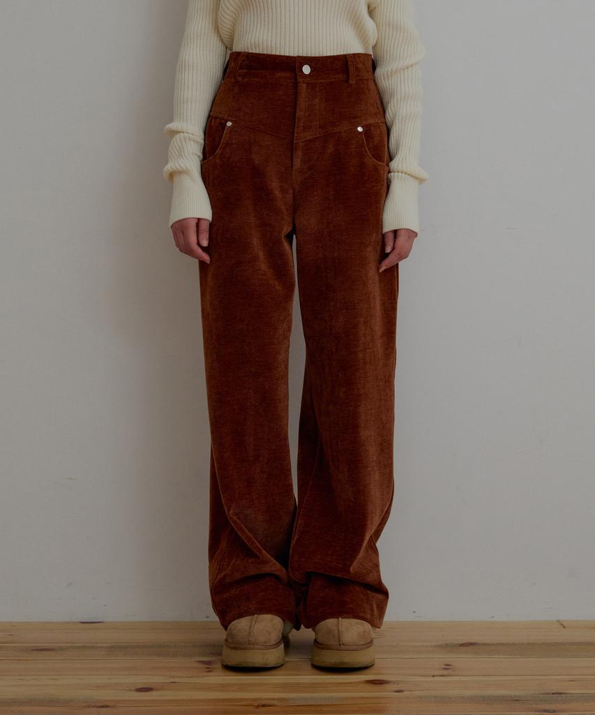 ODER Roll-Up Corduroy Pants - Camel