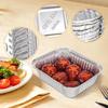 OUNONA Heat-Resistant Aluminum Dishes, Deep Aluminum Plates, Set of 30, 600ml Capacity, Disposable Gratin Dishes, Pie Dishes, Aluminum Foil Dishes, Ov