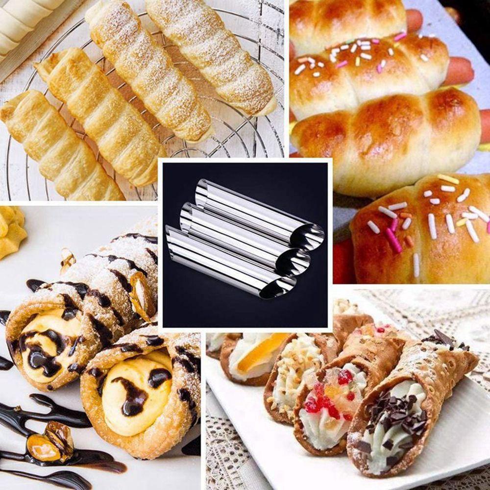 bread danish bakeware shell cannoli forms baking tool cream puff maker brioche mold cannoli tubes