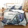 Genshin Impact Game Bedding Set Single Twin Full Queen King Size Bed Set Aldult Kid Bedroom Duvetcover Sets Anime Bed Sheet Set