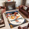 Curry Customize Text Floor Mat Design For Living Rooms Kitchen Dining Room Foyer Antislip Rug Decorate Offices Best For Christmas