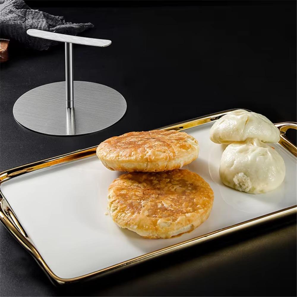 Stainless Steel Dough Presser Handheld Hamburger Meat Pressing Tool Household Patties Smasher Pie