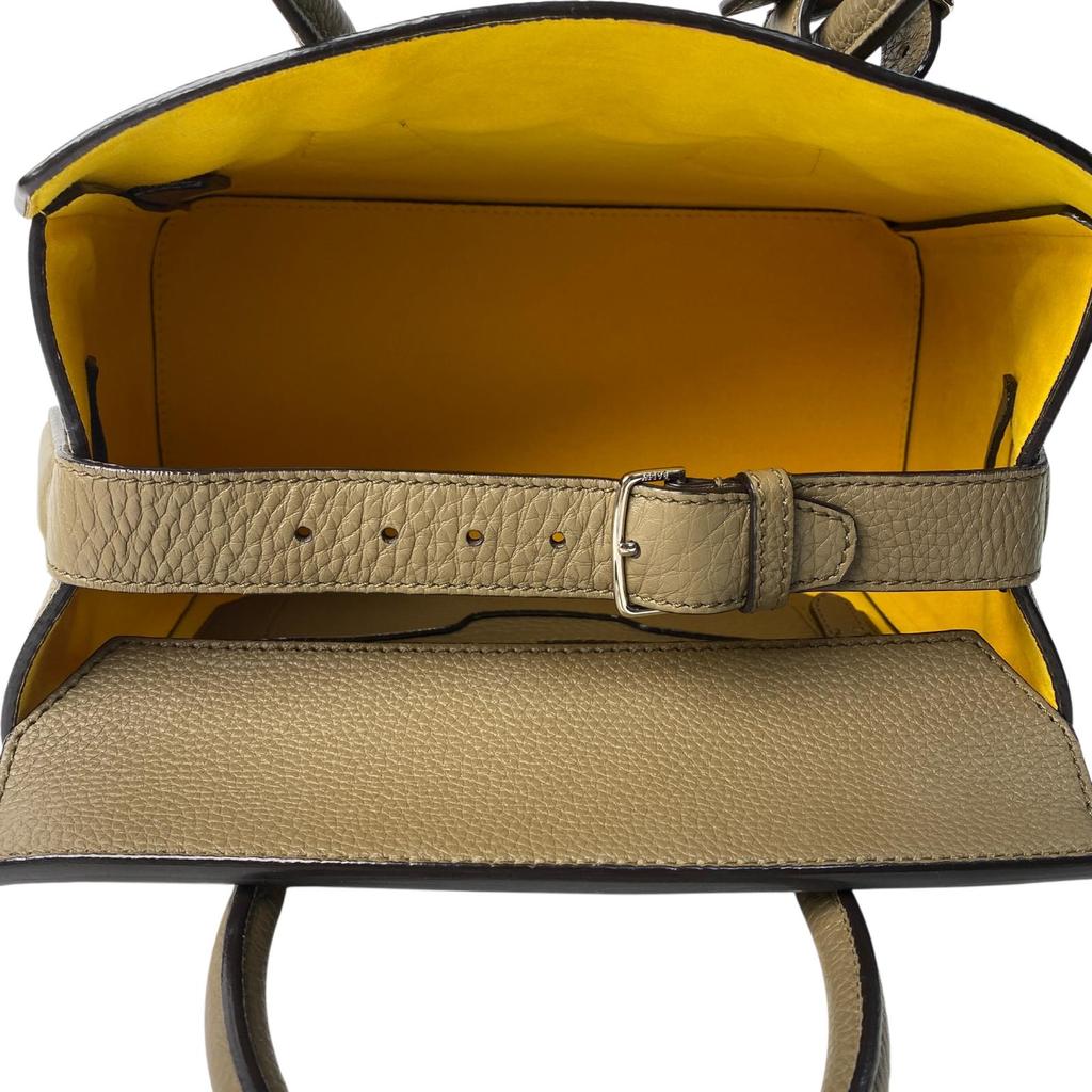 Used BALLYBoston bag Grege leather Women