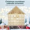 Белый 24-дневный календарь обратного отсчета, рождественский цифровой календарь, украшения, рождественские украшения, украшения для дома, поделки