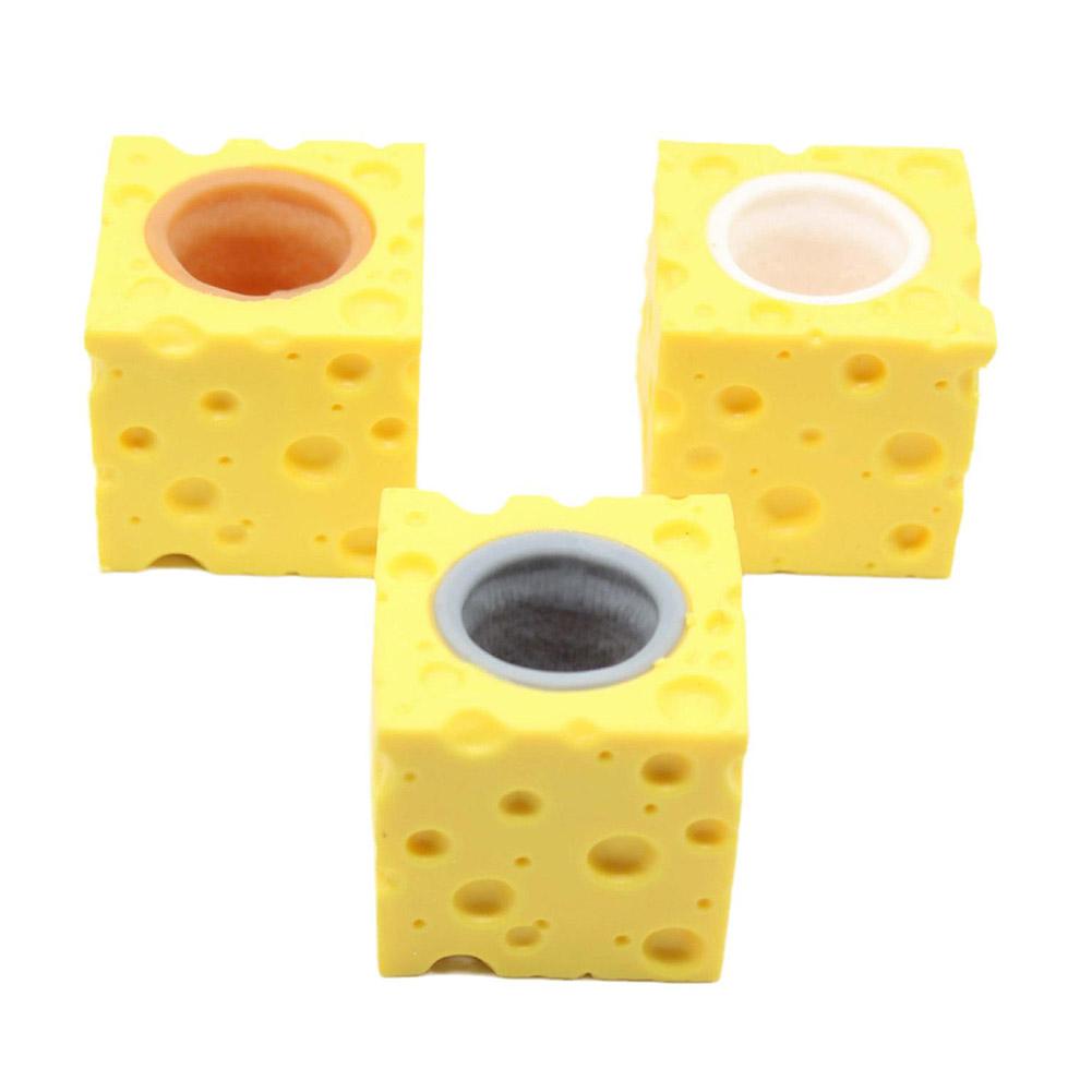 Вверх Смешная Мышь и Блок Сыра Антистресс Скрытые Игрушки Игрушка для Снятия Стресса 4,7 см Непоседа Взрослый G7Z2