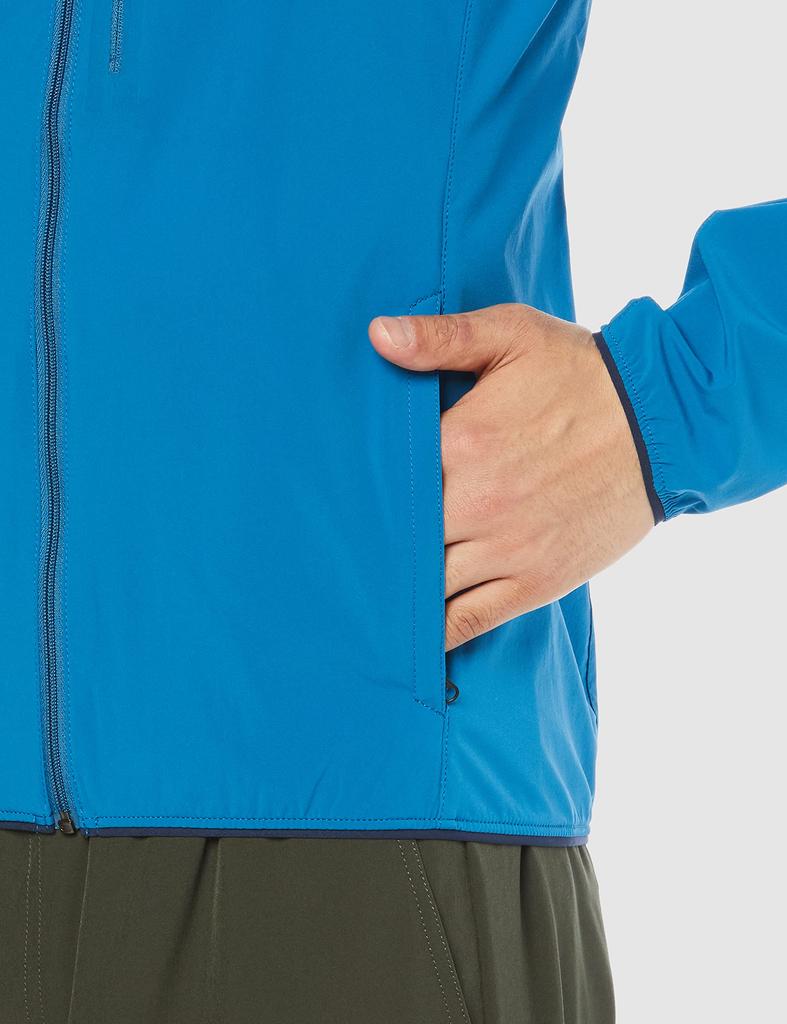 Толстовка North Mountain Soft Shell с капюшоном, водоотталкивающая, легкая, Banff Blue S [The Face], мужская