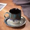 150 мл керамическая кофейная чашка и блюдце набор для украшения гостиной чашка концентрированного кофе и чайная чашка ретро расписанный вручную чайный сервиз