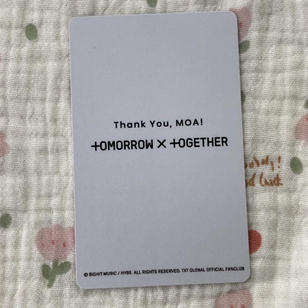 [Б/У] TXT Субин EP. 2 Лимитированные для площадки Новые членские карточки Фан-клуба FC