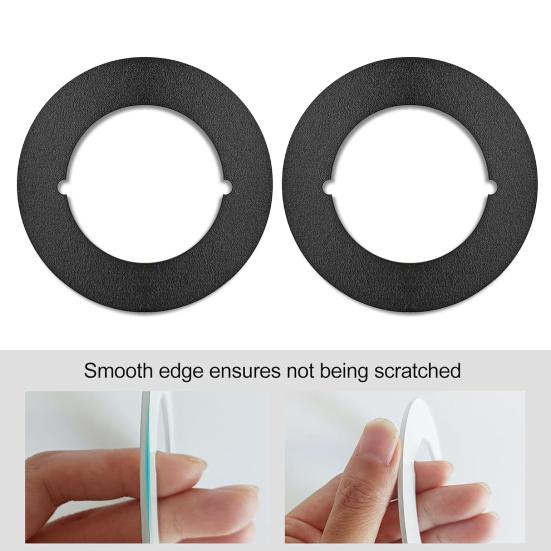 1/2 шт. круглые дверные ручки пластины самоклеящиеся устойчивые к царапинам простая установка дверная ручка крышка