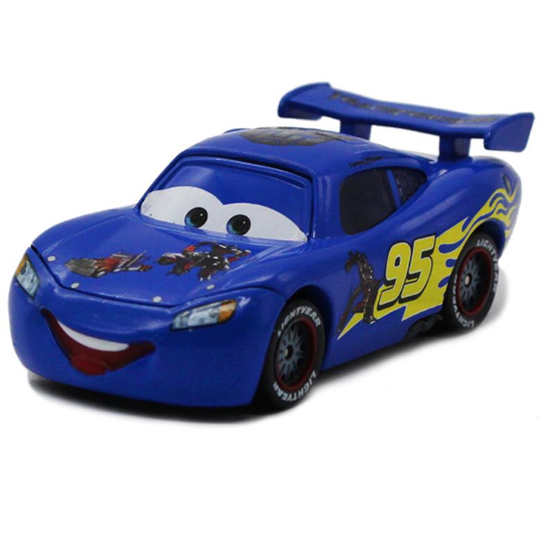 Disney Pixar Cars No.95 Молния Маккуин Модель автомобиля Металлические игрушки и хобби Для детей Для мальчиков Для малышей и детей Дети Подарок на день рождения Игрушечные машинки и поезда