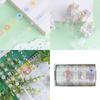 5 Rolls Clear Tape Butterfly Decorative Tape Flower Pattern Masking Tape Hand Account Tape Artists Tape Crafting Tape