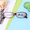 Ladies Spring Hinged Flower Printing Resin Reading Glasses