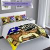 3pcs Hulk Hogan1 pattern bedding set duvet cover set includes duvet cover &pillowcases, perfect all season bedroom decoration & gift