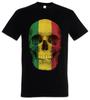 CLASSIC BOLIVIA SKULL FLAG T-SHIRT - Schädel Banner Fahne Bolivien
