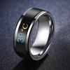 Водонепроницаемые ювелирные изделия, чувствительные к температуре кольца, титановая сталь, кольцо с температурой эмоций для женщин и мужчин, интеллектуальные аксессуары для свадьбы