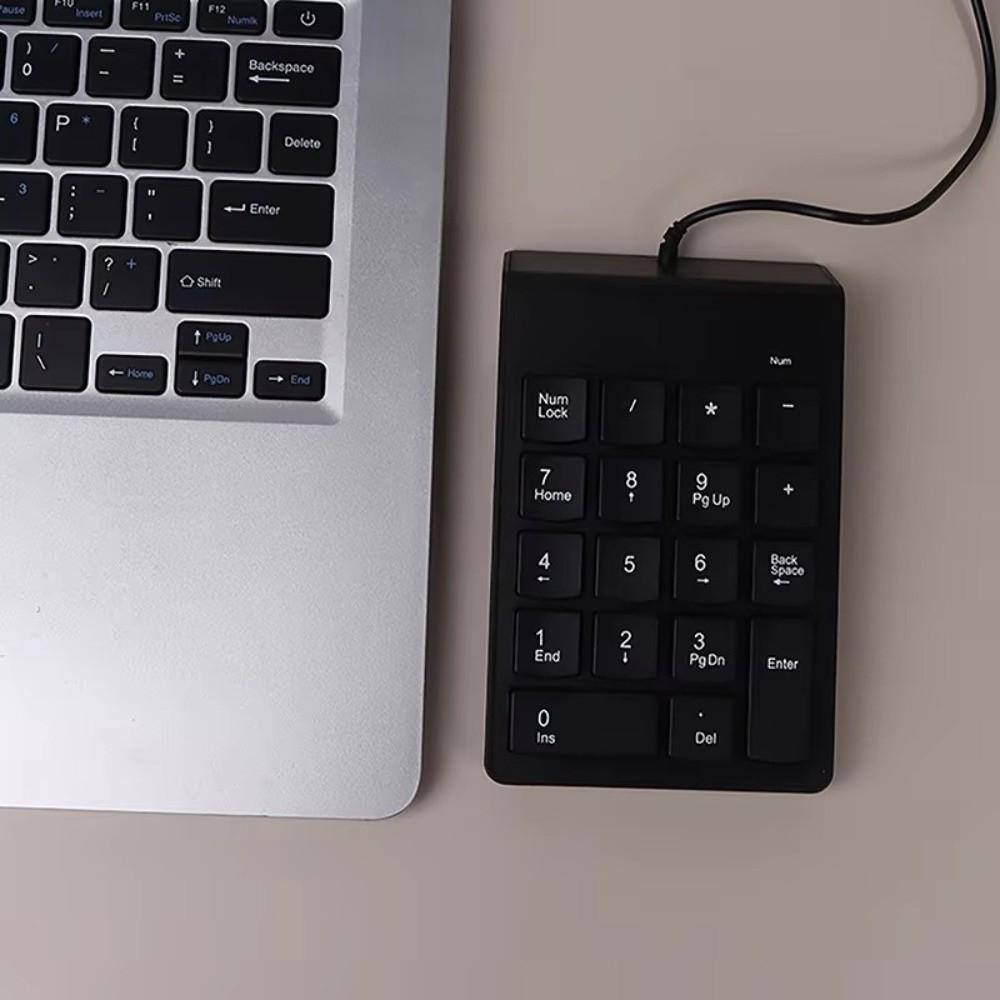 Портативная USB цифровая клавиатура Эргономичная клавиатура для ноутбука Ультратонкая клавиатура 18 клавиш Банковские финансы