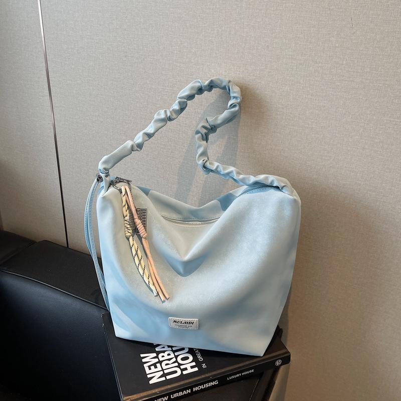 Повседневная сумка большой вместимости, женская новая расслабленная сумка-мессенджер через плечо для поездок на работу, сумка-тоут для студентки