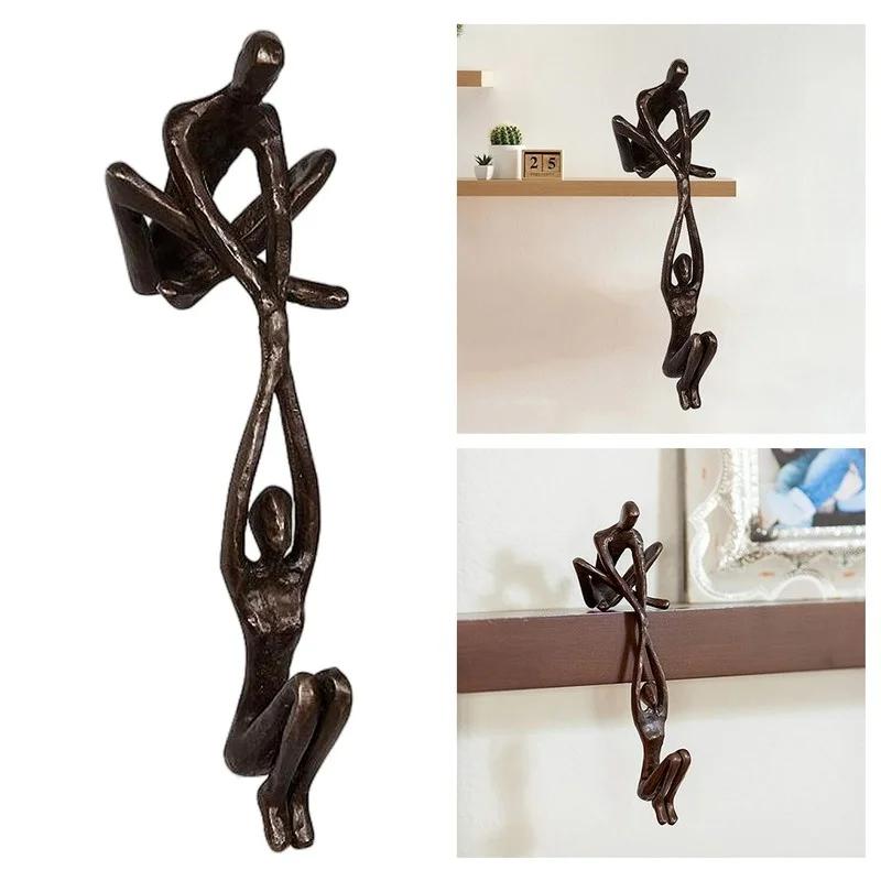 Creative Couple Art Sculpture Lover Statue Decoration Home Desktop Decoration Dancing Couple Hanging Sculpture Artwork Wholesale
