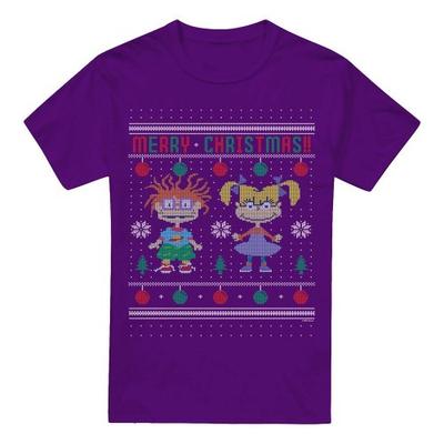 Футболка мужская Rugrats Merry Ugly Chucky & Angelica Christmas
