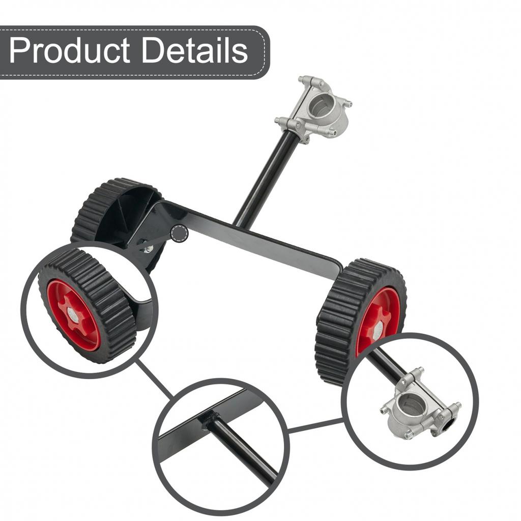 12,3 см / 4,8 дюйма Вспомогательные колеса Регулируемая посадка Металл + Пластик