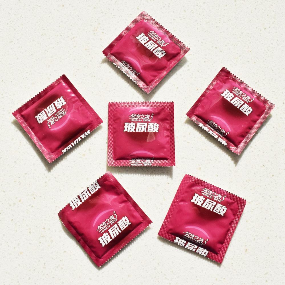 Super Lubricating, Strawberry Flavored Ultra-thin Condoms 30 Pcs/lot