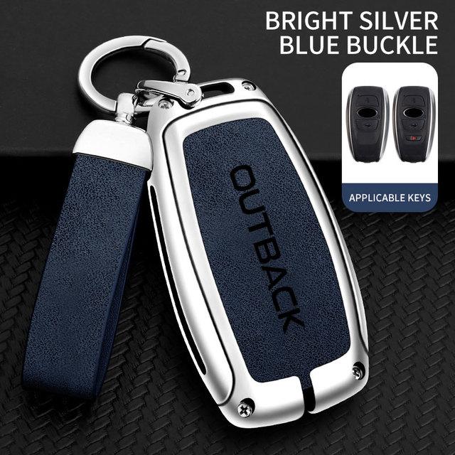 Чехол для автомобильного ключа из цинкового сплава для Subaru Outback, защитная пленка с дистанционным управлением для Subaru Outback, держатель для ключей, автомобильные аксессуары