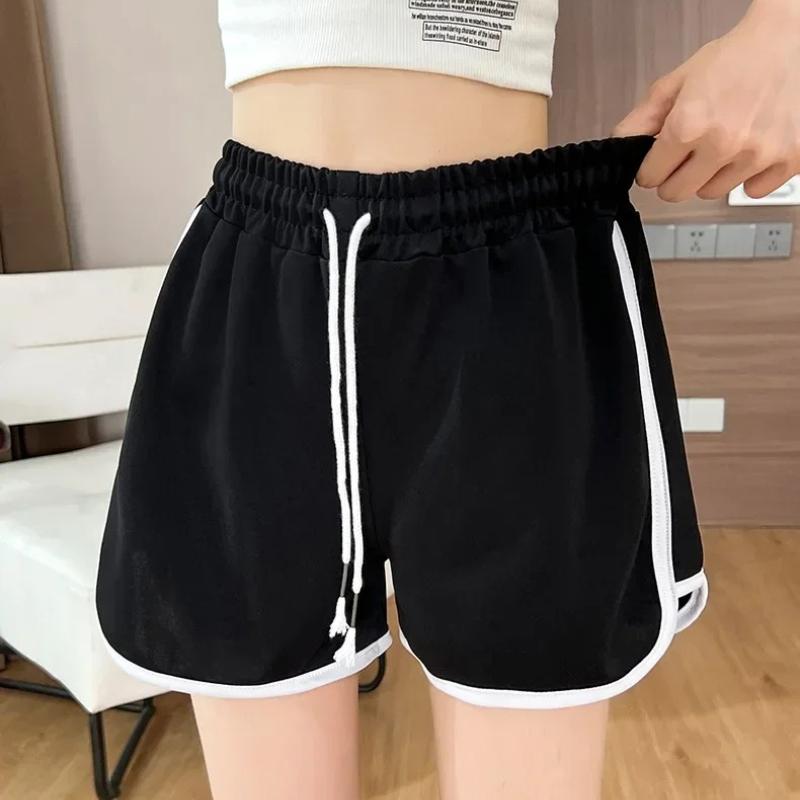 Elastic Shorts for Women Loose Fitting Quick Drying Summer Thin Running Fitness Leisure and Anti External Wear