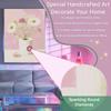 Diamond painting DIY kit white flower vase aesthetic art home room decoration