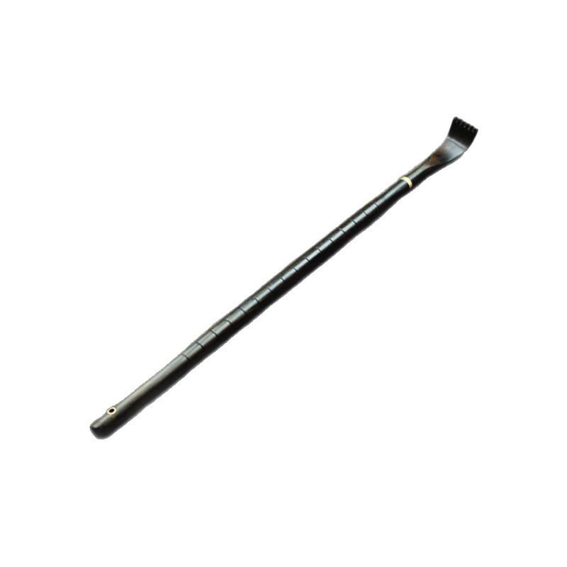 Скребок для спины из черного дерева с нержавеющей сталью - Облегчение зуда всего тела