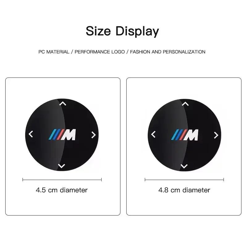 -Наклейка-крышка на кнопку мультимедийной ручки автомобиля Для BMW 5 серии G30 G32 6GT G20 F10 F30 G01 G02 G05 G06 G07 G11 F15 3GT X3 X4 X5 X7