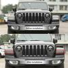 2 шт. Глянцевая черная накладка на фару переднего крыла для Jeep Wrangler Jl 2018+