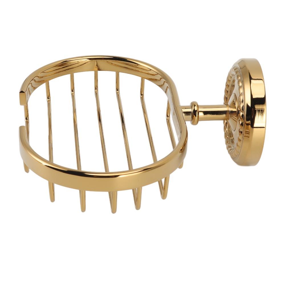 Copper Soap Holder Twist Design Soap Dish Durable Soap Basket Bathroom Shower Kitchen